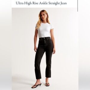 Abercrombie Ultra High Rise Ankle Jeans